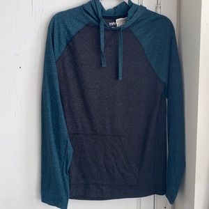 Grey & Blue Tony Hawk Hoodie